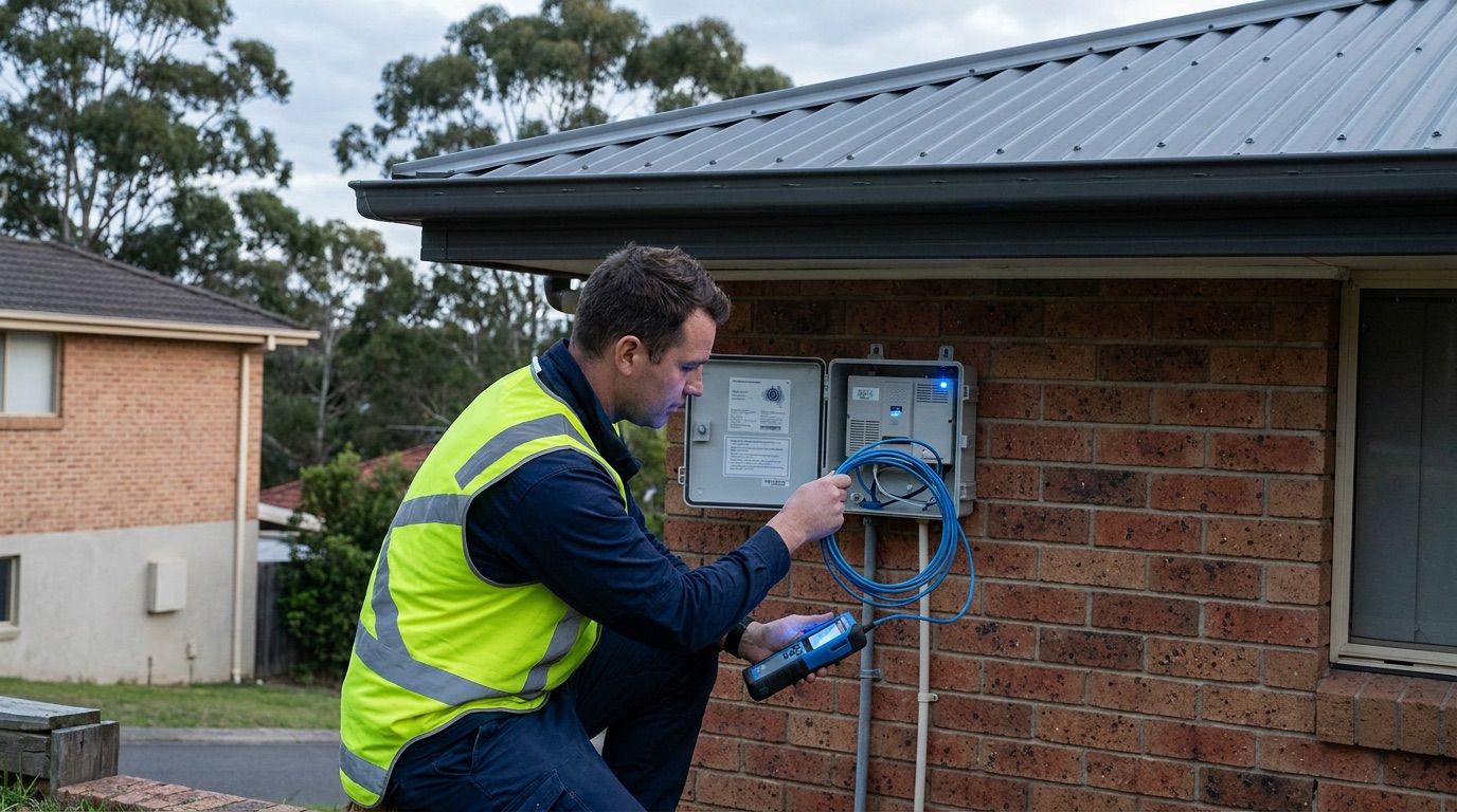 NBN lead-in cable for Granny Flats